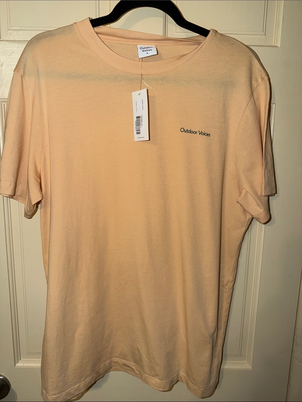 Outdoor Voices Men’s Light Peach Crew Tee